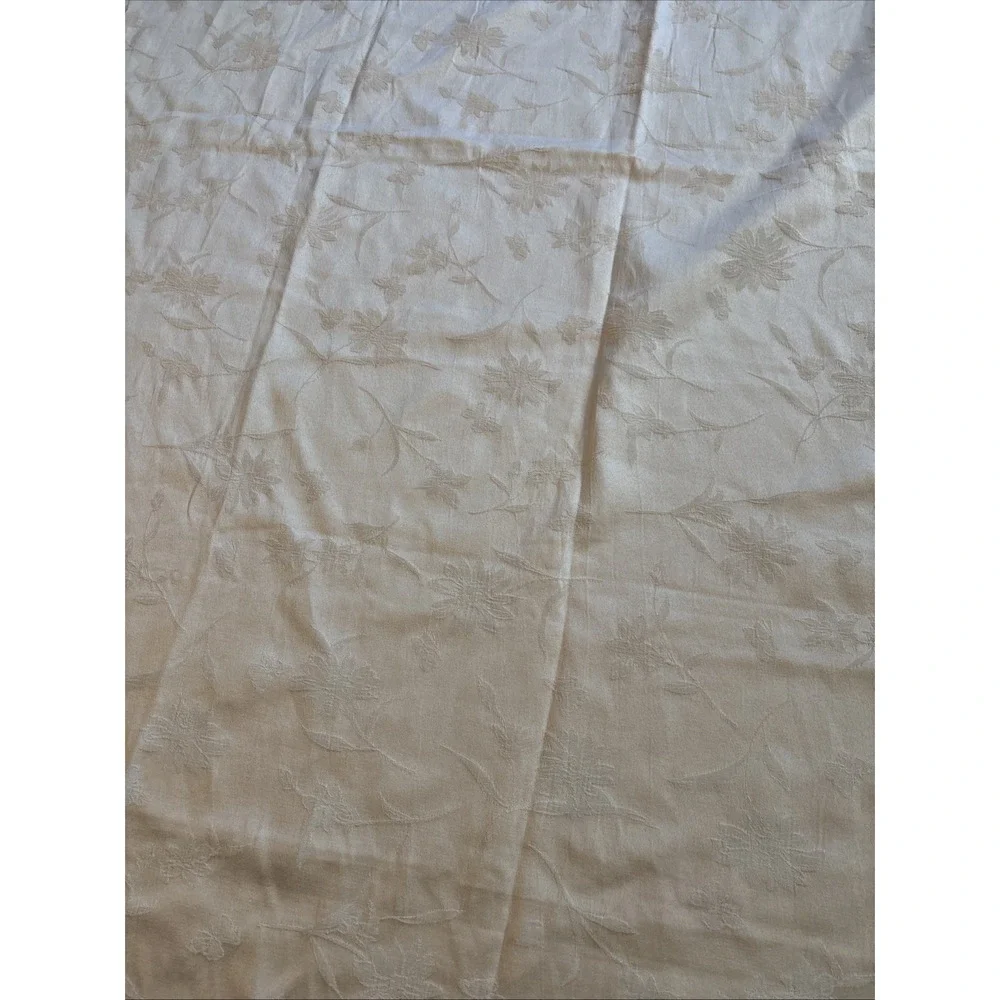 Vintage Ivory  Damask Rectangular‎ Tablecloth 54x84